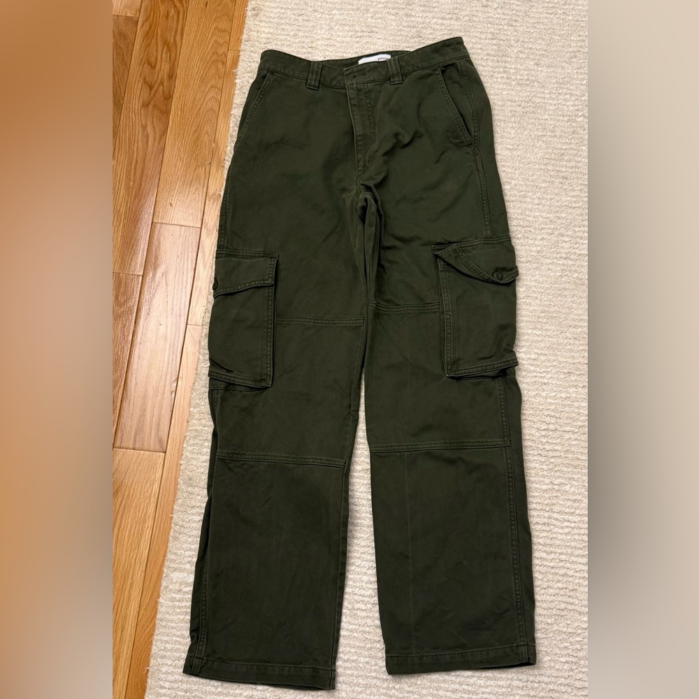 TNA Women's Olive Cargo Pants